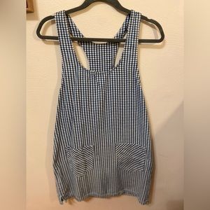 Vintage Express Gingham Dress- size medium